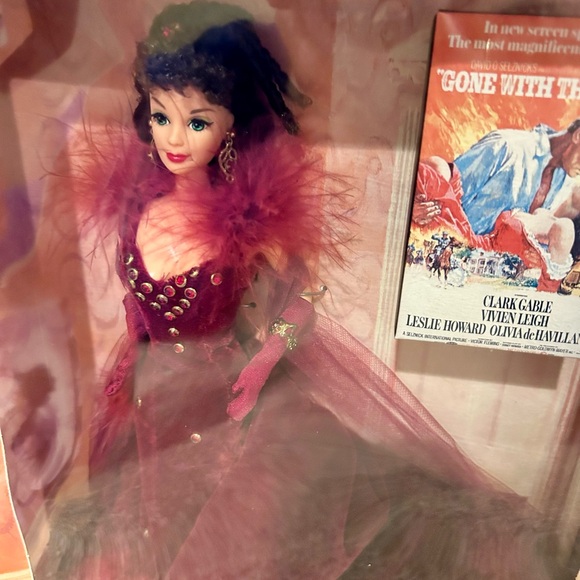 Barbie Gone with the Wind NIB Scarlett O’Hara doll.Hollywood Legends collection - Picture 2 of 13